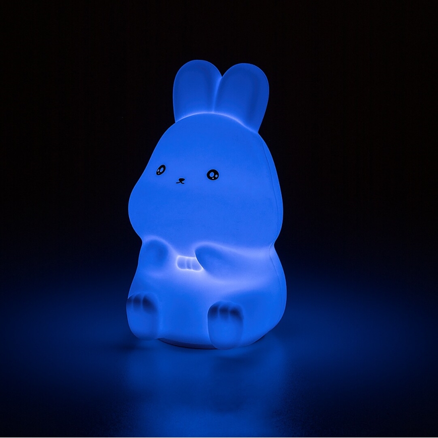 Rabalux - LED RGB νυχτερινό φωτάκι αφής LED/0,05W/1xCR2032 κουνελάκι