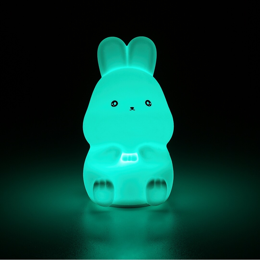 Rabalux - LED RGB νυχτερινό φωτάκι αφής LED/0,05W/1xCR2032 κουνελάκι