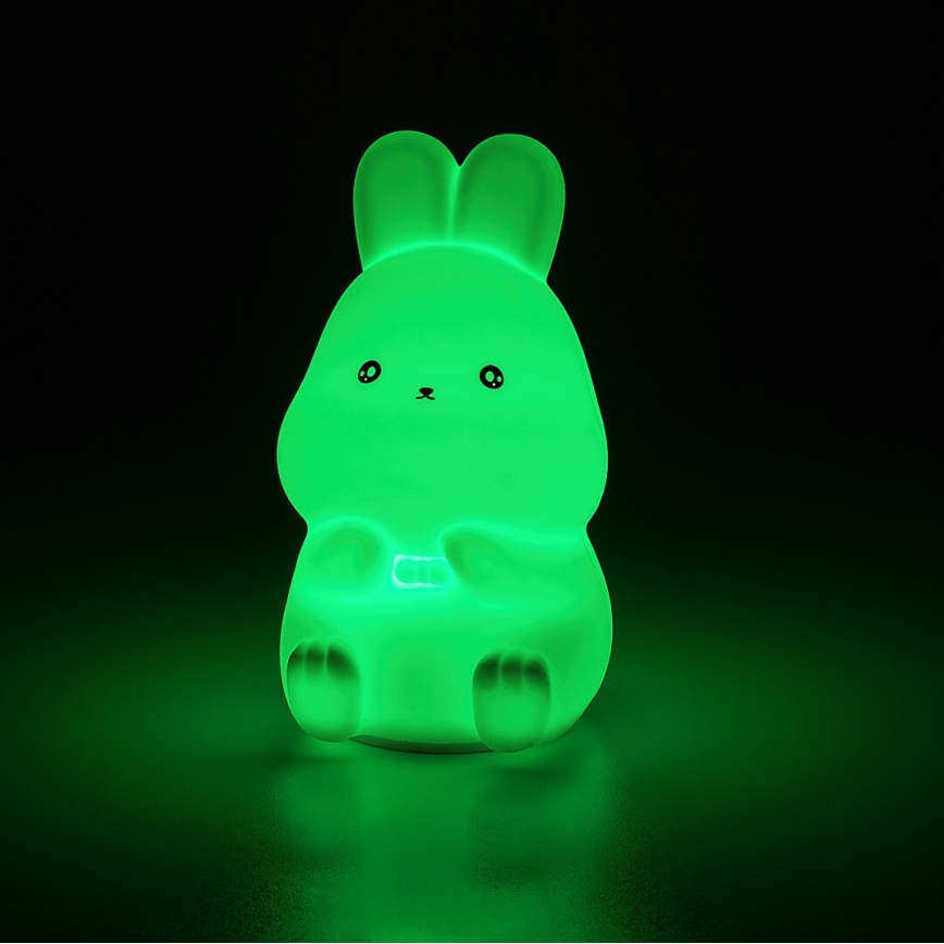 Rabalux - LED RGB νυχτερινό φωτάκι αφής LED/0,05W/1xCR2032 κουνελάκι