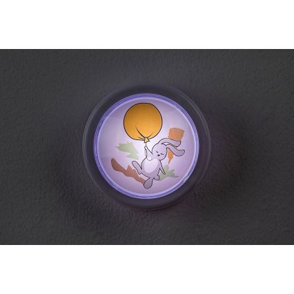 Rabalux - Παιδικό φωτάκι νυκτός LED LED/0,3W/2xAA 6000K