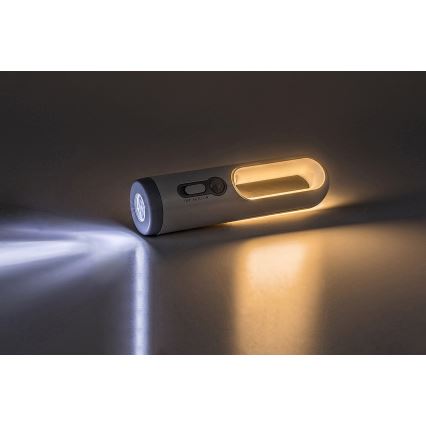 Rabalux - Φορητός επαναφορτιζόμενος λαμπτήρας LED με αισθητήρα LED/0,8W/3,7V 3000/7000K