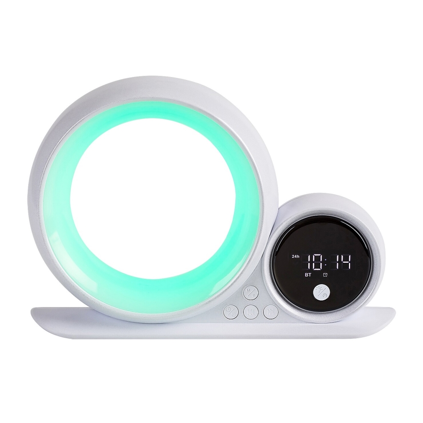 Rabalux - LED RGB Eπιτραπέζιο φωτιστικό με ηχείο LED/5W/230V
