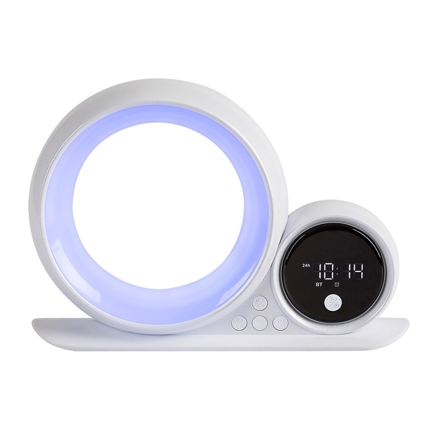 Rabalux - LED RGB Eπιτραπέζιο φωτιστικό με ηχείο LED/5W/230V