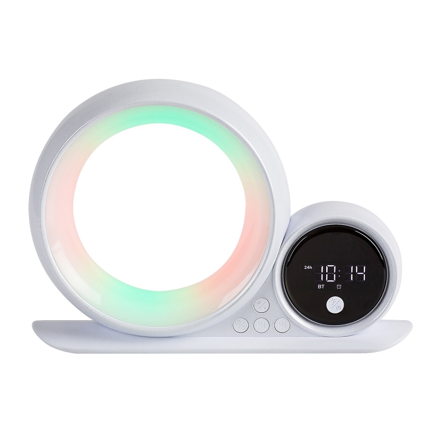 Rabalux - LED RGB Eπιτραπέζιο φωτιστικό με ηχείο LED/5W/230V