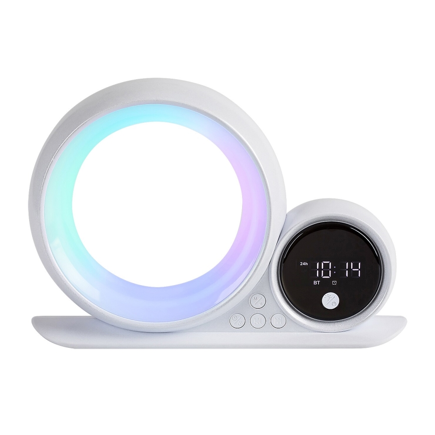 Rabalux - LED RGB Eπιτραπέζιο φωτιστικό με ηχείο LED/5W/230V