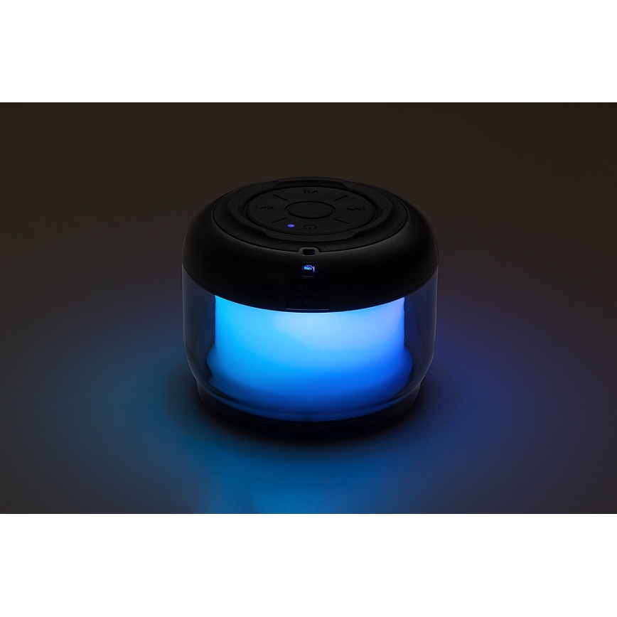 Rabalux - Επιτραπέζιο φωτιστικό RGB με ηχείο RGB/3W/3,7V 500mAh