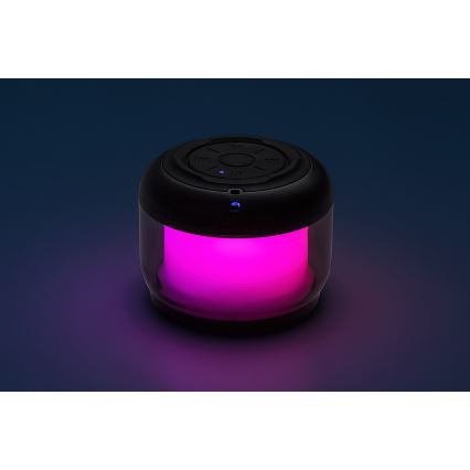 Rabalux - Επιτραπέζιο φωτιστικό RGB με ηχείο RGB/3W/3,7V 500mAh