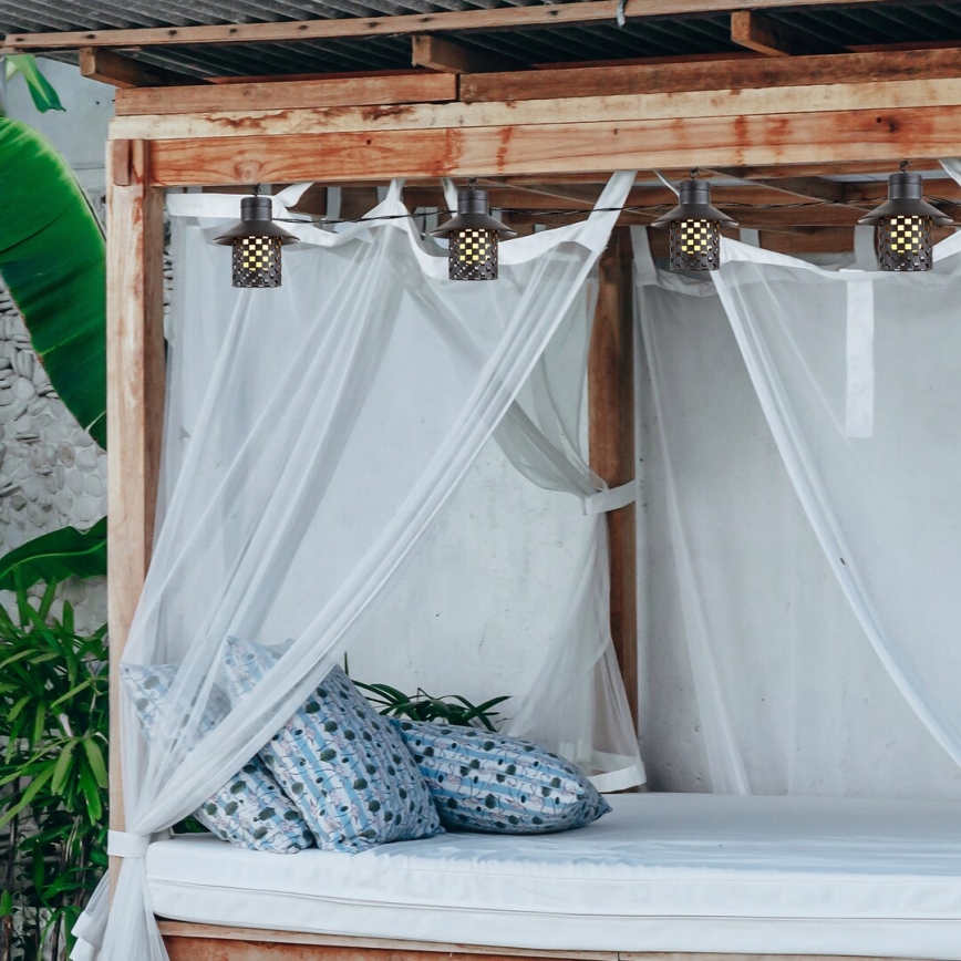 Rabalux - LED Ηλιακό φωτιστικό 8xLED/0,1W/1,2V IP44 1200 mAh