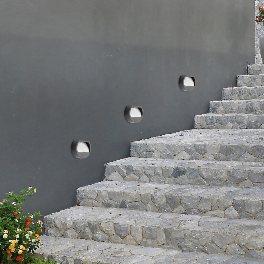 Rabalux - Ηλιακό φωτιστικό τοίχου LED LED/0,5W/1,2V IP44 600 mAh