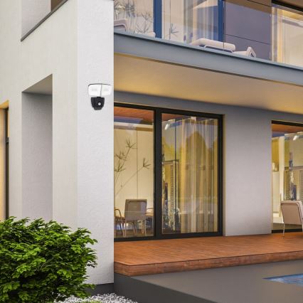 Rabalux - Ηλιακός προβολέας LED με αισθητήρα LED/12W/3,7V IP44 4000 mAh