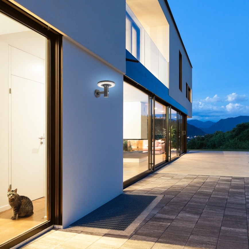 Rabalux - Ηλιακό φωτιστικό LED με αισθητήρα LED/10W/3,7V IP44 2500 mAh