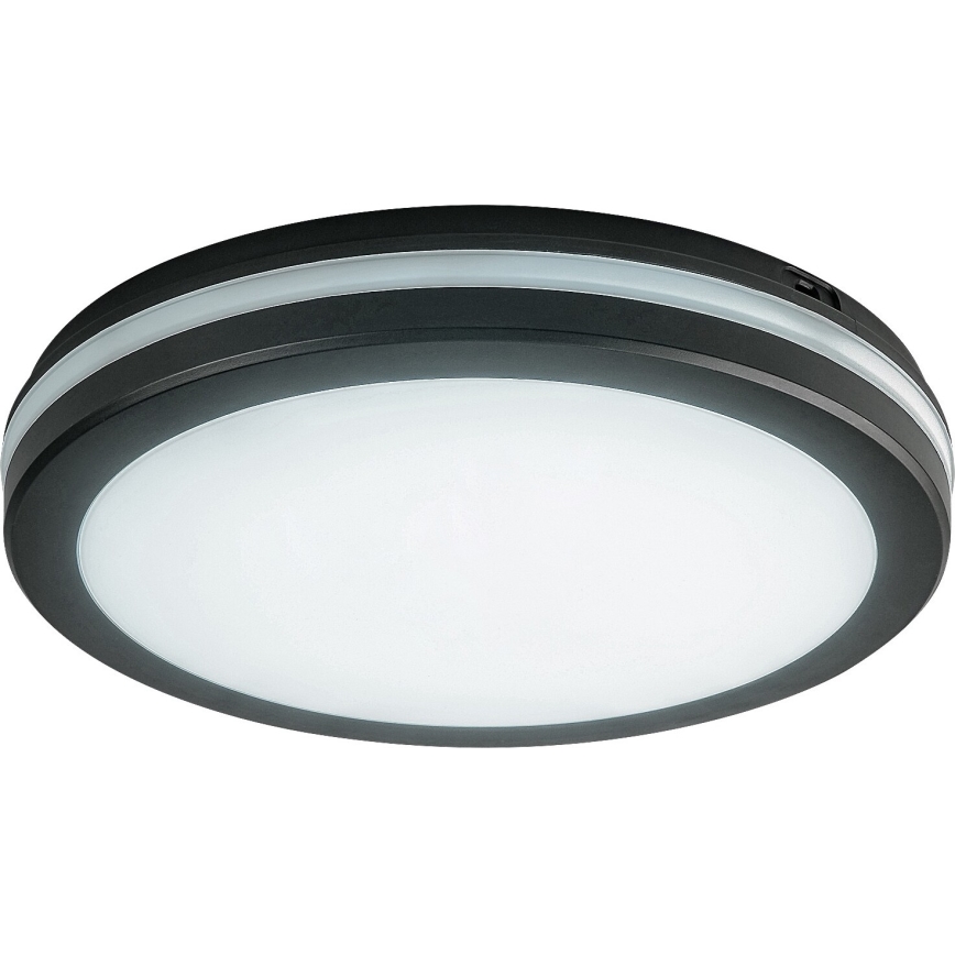 Rabalux - Φωτιστικό οροφής μπάνιου LED LED/28W/230V 3000/4000/6500K IP54 μαύρο