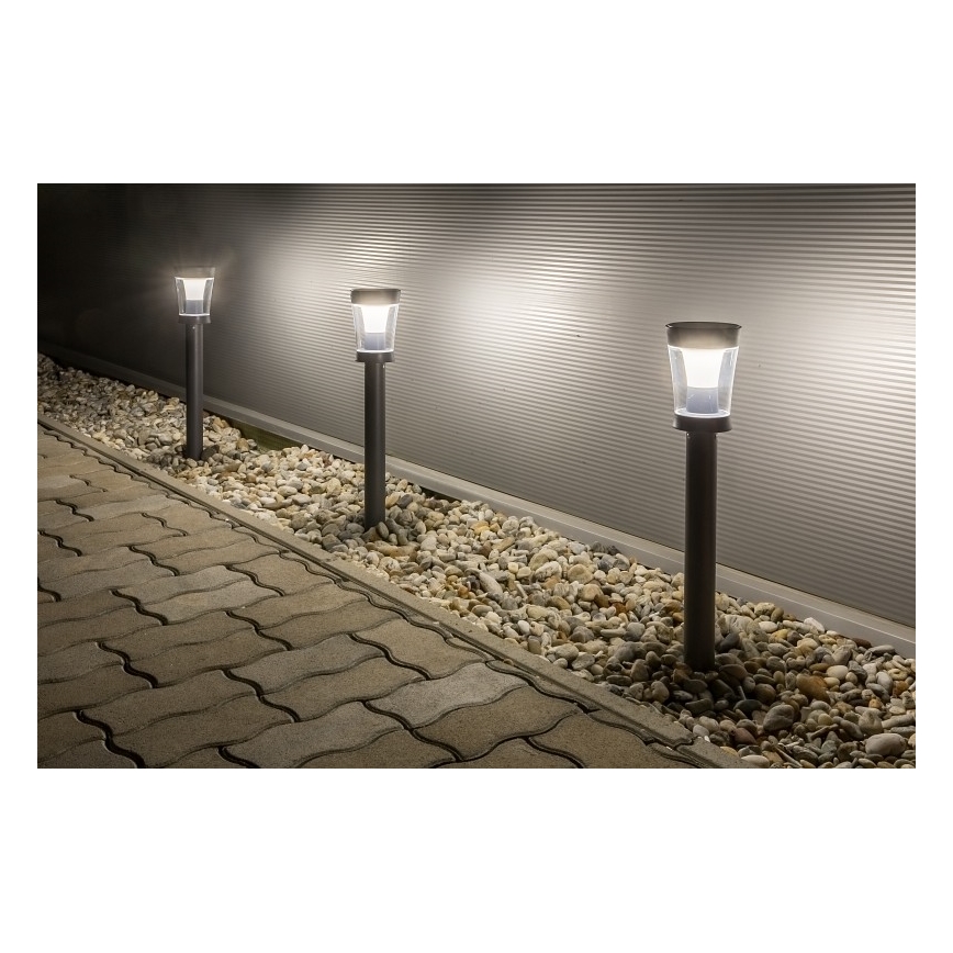 Rabalux - LED Ηλιακό Φωτιστικό LED/3W/3,7V IP65 ανθρακί 2000 mAh