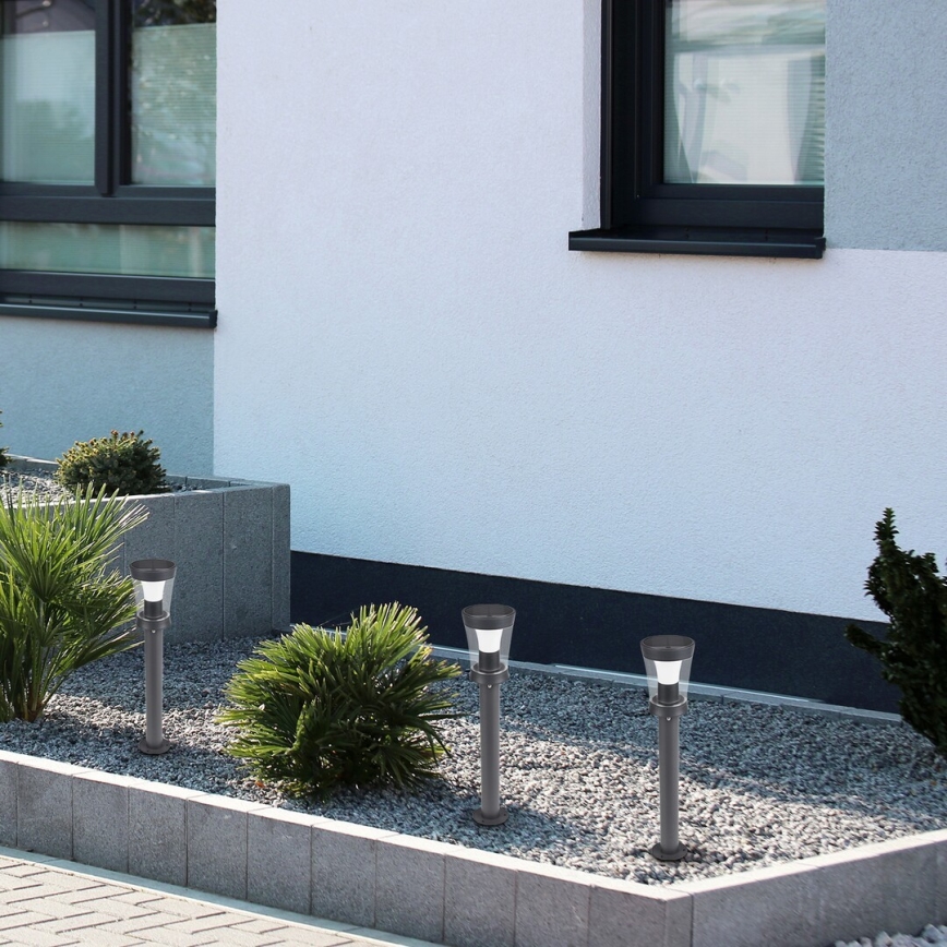 Rabalux - LED Ηλιακό Φωτιστικό LED/3W/3,7V IP65 ανθρακί 2000 mAh