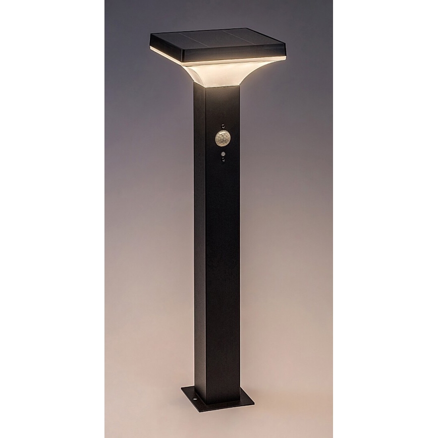 Rabalux - Ηλιακή λάμπα LED με αισθητήρα LED/4W/3,7V IP44 μαύρο