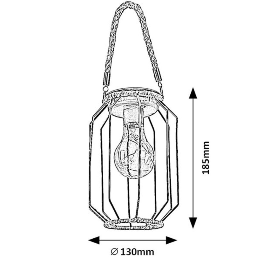Rabalux - Ηλιακό φωτιστικό LED LED/0,2W/1,2V IP44 600 mAh