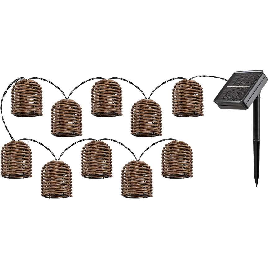 Rabalux - LED Ηλιακή αλυσίδα 10xLED/0,6W/1,2V 5 μ IP44 600 mAh