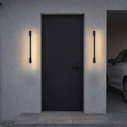 Rabalux - Εξωτερικό επιτοίχιο φωτιστικό LED/8W/230V IP54 59,5 cm μαύρο