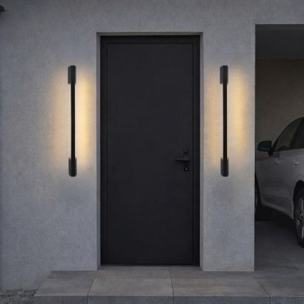 Rabalux - Επιτοίχιο εξωτερικού χώρου φωτιστικό LED/8W/230V IP54 90 cm μαύρο