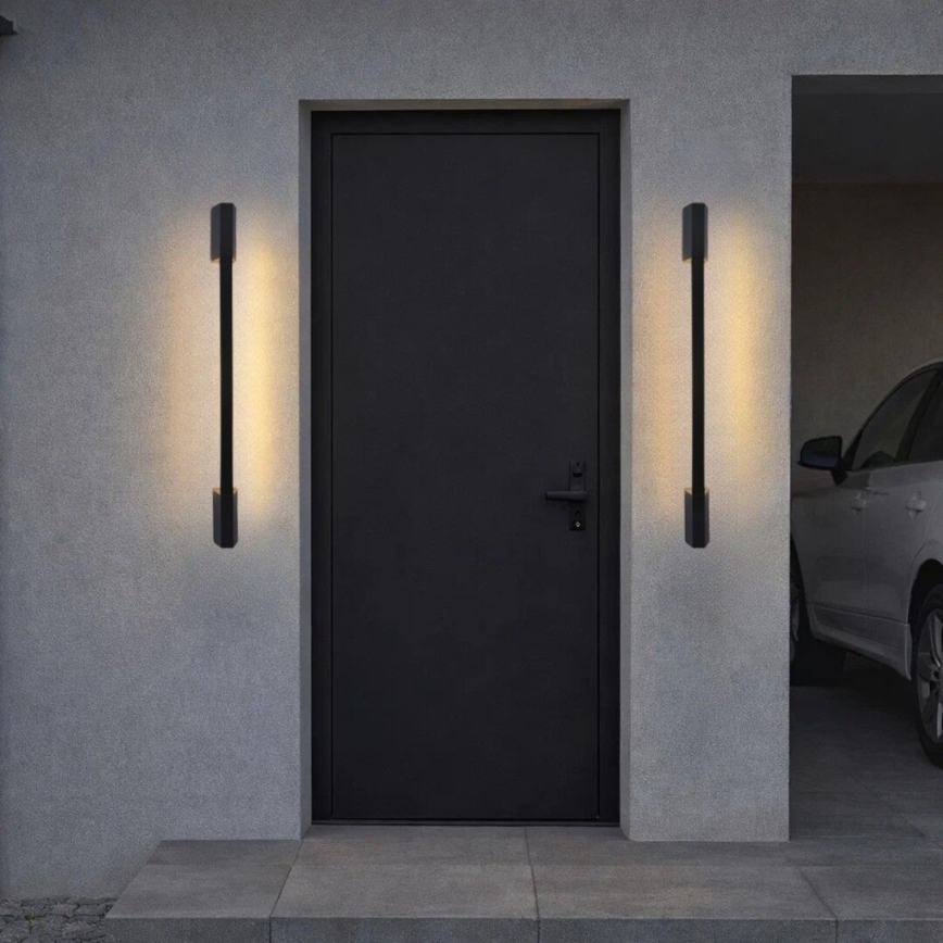 Rabalux - Επιτοίχιο εξωτερικού χώρου φωτιστικό LED/8W/230V IP54 90 cm μαύρο
