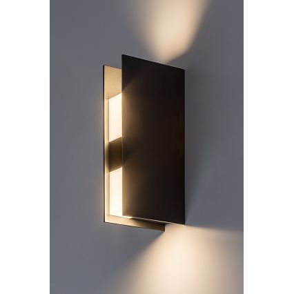 Rabalux - Επιτοίχιο φωτιστικό εξωτερικού χώρου LED/13W/230V IP65 ανθρακί