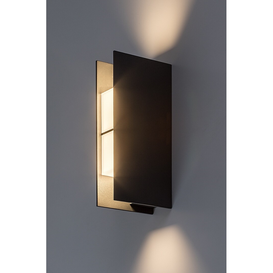 Rabalux - Επιτοίχιο φωτιστικό εξωτερικού χώρου LED/13W/230V IP65 ανθρακί