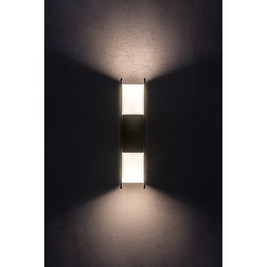 Rabalux - Επιτοίχιο φωτιστικό εξωτερικού χώρου LED/13W/230V IP65 ανθρακί