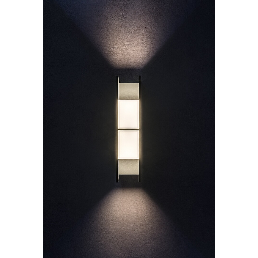 Rabalux - Επιτοίχιο φωτιστικό εξωτερικού χώρου LED/13W/230V IP65 ανθρακί