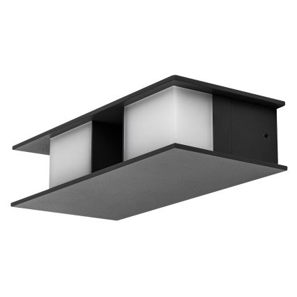 Rabalux - Επιτοίχιο φωτιστικό εξωτερικού χώρου LED/13W/230V IP65 ανθρακί