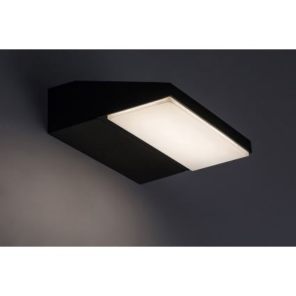 Rabalux - Επιτοίχιο φωτιστικό εξωτερικού χώρου LED LED/13W/230V IP65 μαύρο