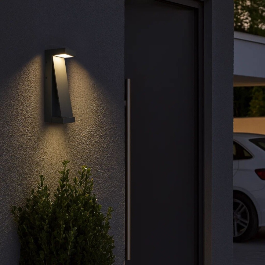 Rabalux - Εξωτερικό επιτοίχιο φωτιστικό LED/13W/230V IP65 ανθρακί