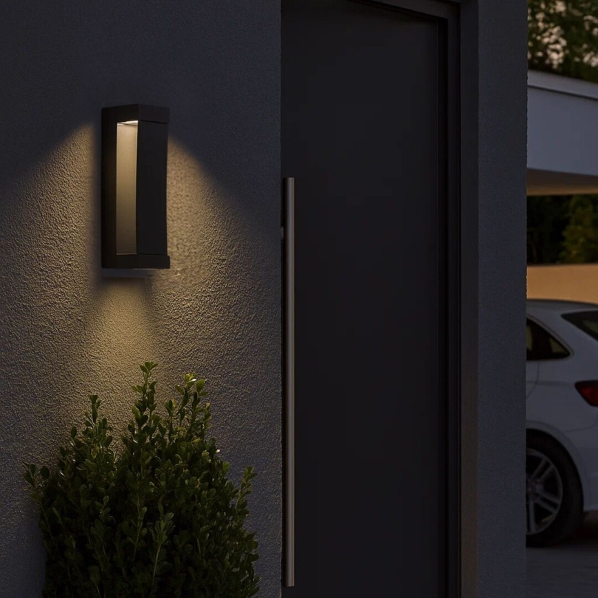 Rabalux - Εξωτερικό επιτοίχιο φωτιστικό LED/13W/230V IP65 ανθρακί