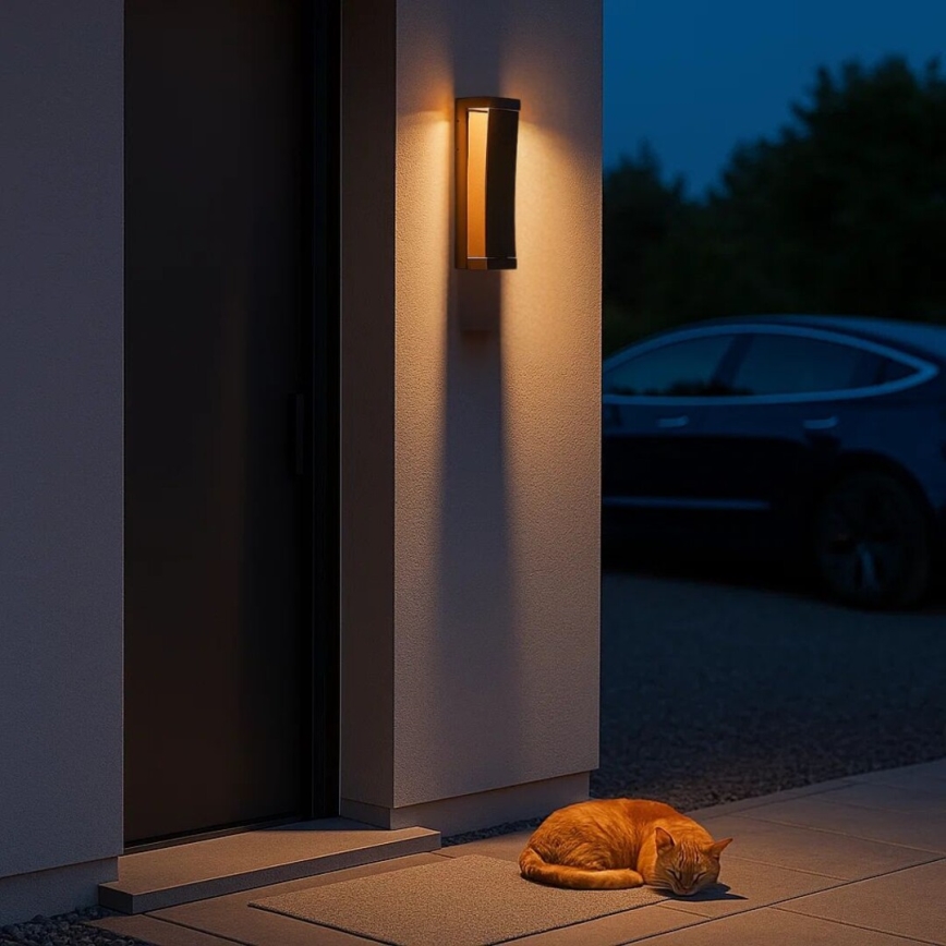 Rabalux - Εξωτερικό επιτοίχιο φωτιστικό LED 13W/230V IP65 καφέ