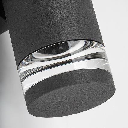 Rabalux - Εξωτερικό επιτοίχιο φωτιστικό 2xGU10/10W/230V IP54 ανθρακί