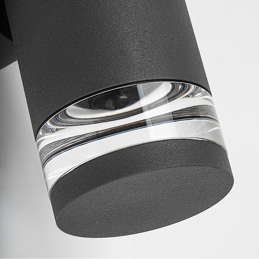 Rabalux - Εξωτερικό επιτοίχιο φωτιστικό 2xGU10/10W/230V IP54 ανθρακί