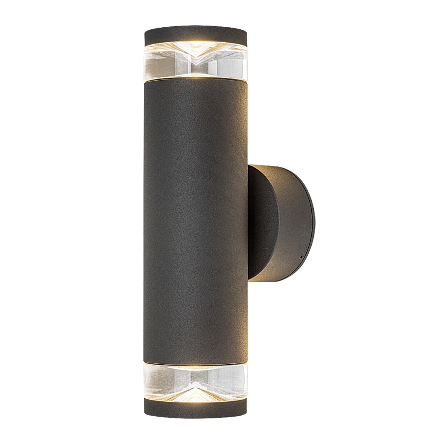 Rabalux - Εξωτερικό επιτοίχιο φωτιστικό 2xGU10/10W/230V IP54 ανθρακί