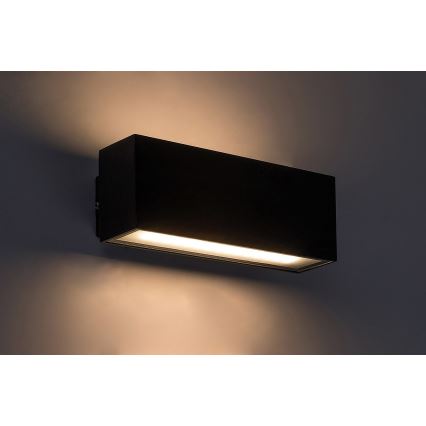 Rabalux - Επιτοίχιο φωτιστικό εξωτερικού χώρου LED LED/10W/230V IP54 μαύρο