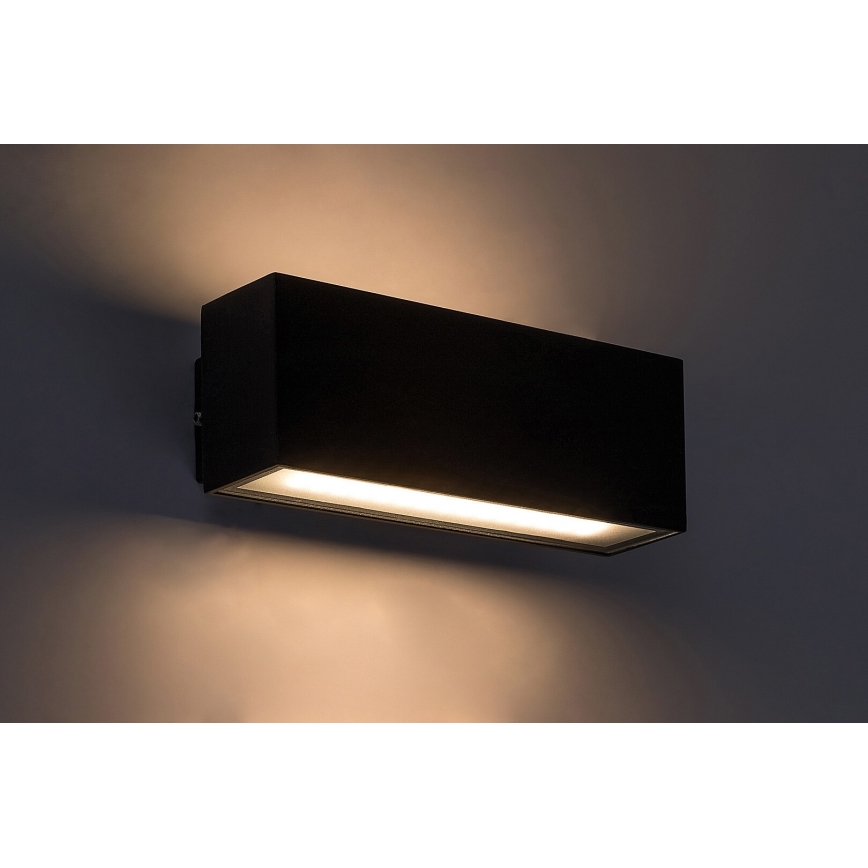 Rabalux - Επιτοίχιο φωτιστικό εξωτερικού χώρου LED LED/10W/230V IP54 μαύρο