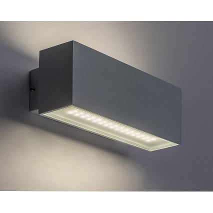 Rabalux - Επιτοίχιο φωτιστικό εξωτερικού χώρου LED LED/10W/230V IP54 λευκό