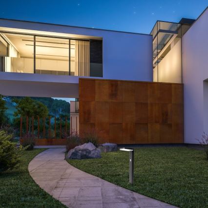 Rabalux - Ρυθμιζόμενος ηλιακός εξωτερικός φωτισμός LED με αισθητήρα LED/4,4W/3,7V IP54 ανθρακί 2200 mAh