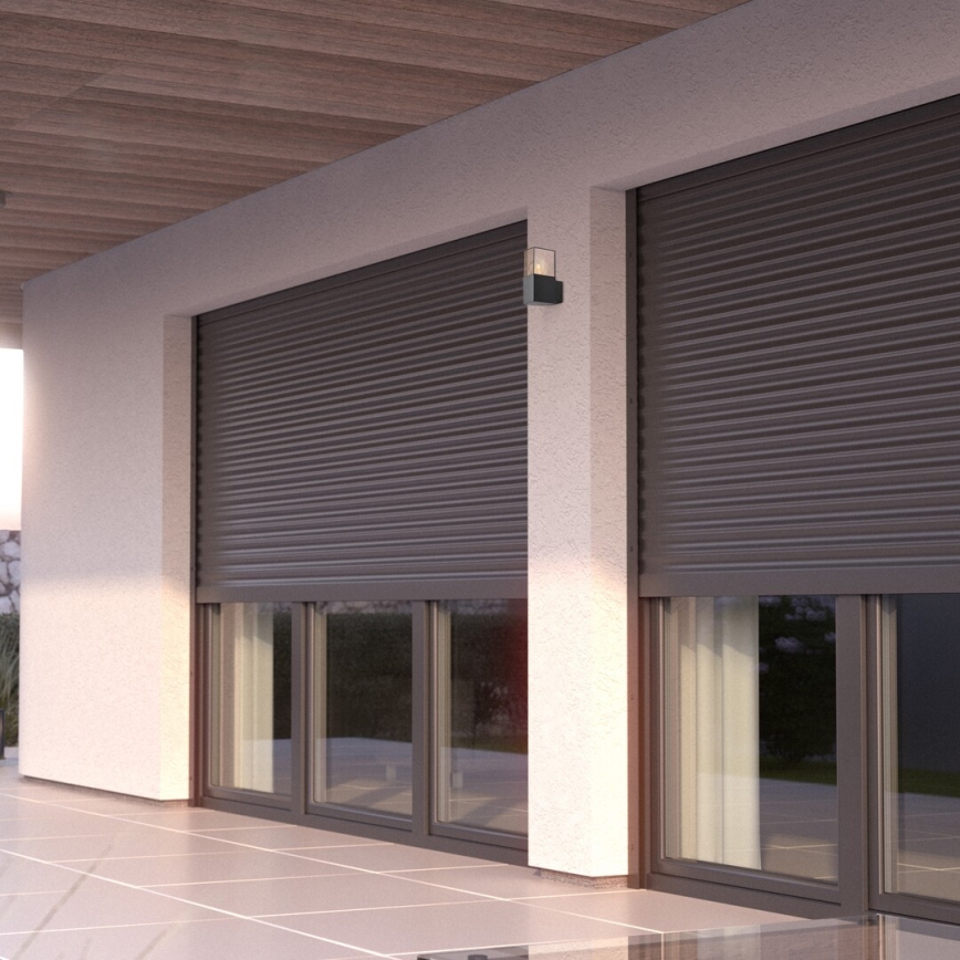 Rabalux - Επιτοίχιο φωτιστικό εξωτερικού χώρου 1xE27/60W/230V IP54 μαύρο