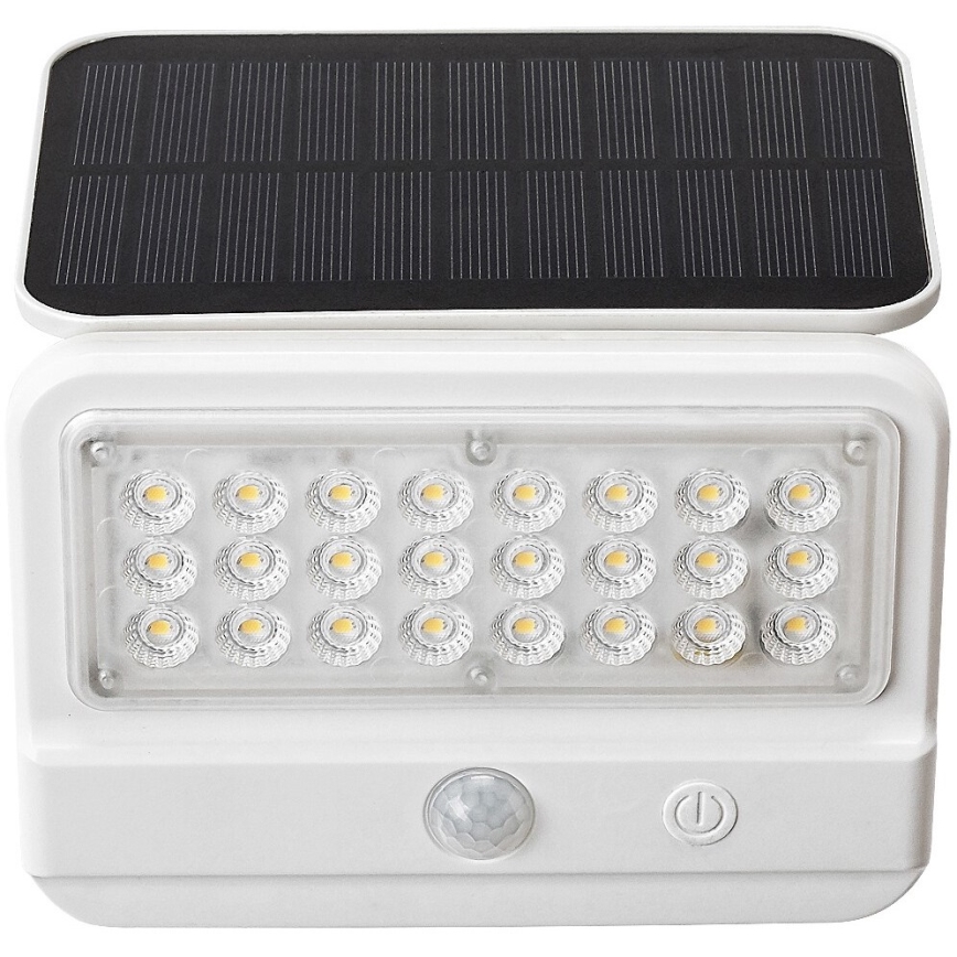 Rabalux - Ηλιακό φωτιστικό τοίχου LED με αισθητήρα LED/7W/3,7V IP54 λευκό