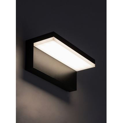 Rabalux - Επιτοίχιο φωτιστικό εξωτερικού χώρου LED LED/10W/230V IP54 μαύρο