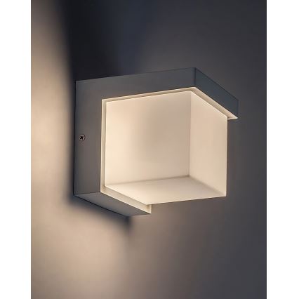 Rabalux - Επιτοίχιο φωτιστικό εξωτερικού χώρου LED LED/10W/230V IP54 λευκό