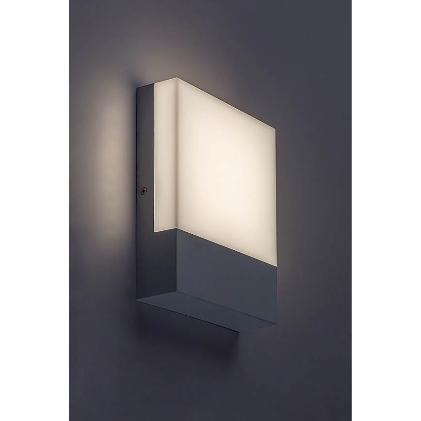 Rabalux - Επιτοίχιο φωτιστικό εξωτερικού χώρου LED LED/10W/230V IP44 λευκό
