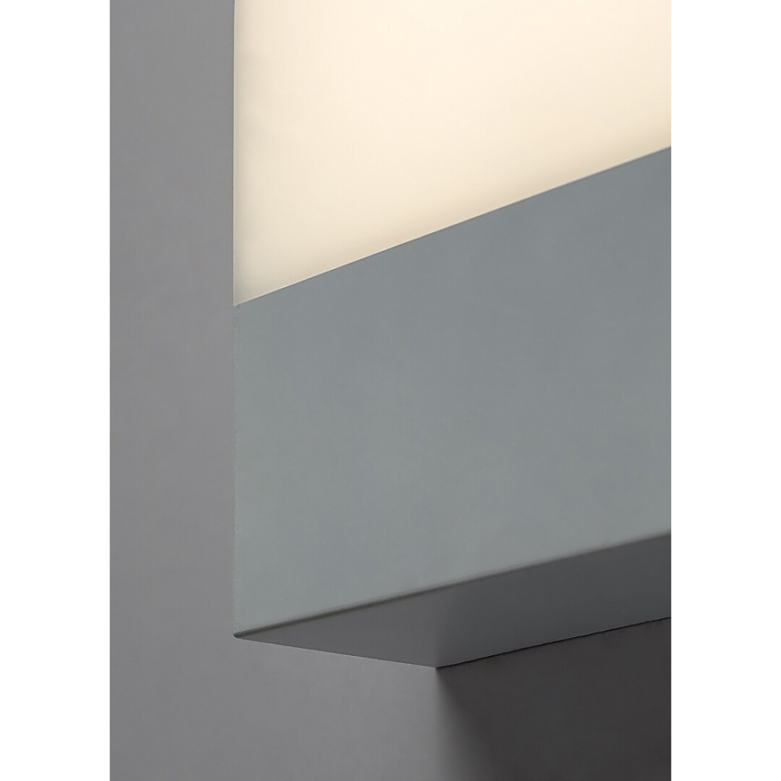 Rabalux - Επιτοίχιο φωτιστικό εξωτερικού χώρου LED LED/10W/230V IP44 λευκό