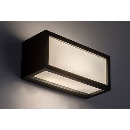 Rabalux - Επιτοίχιο φωτιστικό εξωτερικού χώρου LED LED/10W/230V IP54 μαύρο