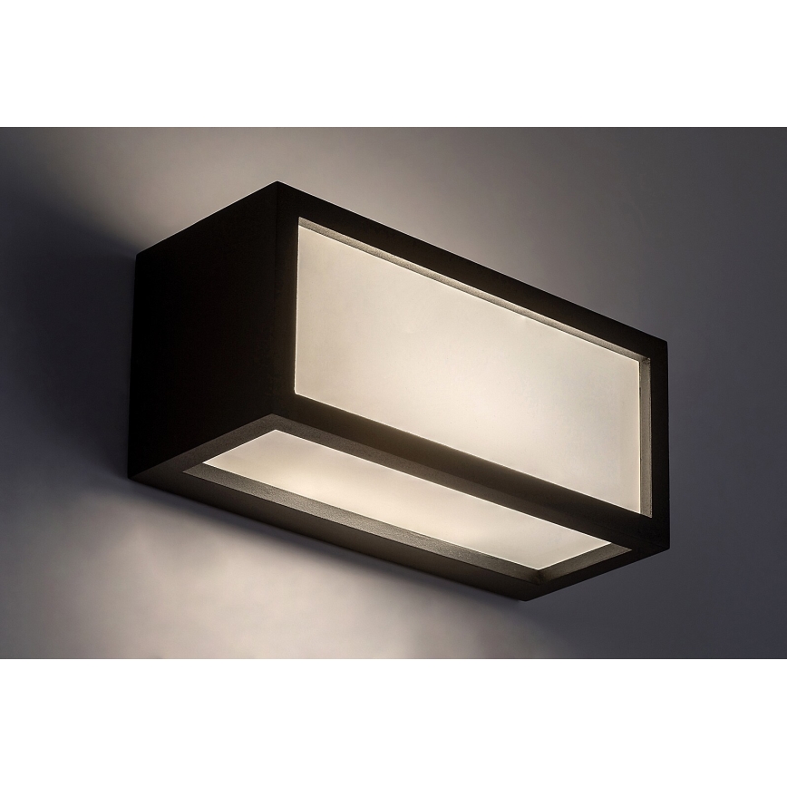 Rabalux - Επιτοίχιο φωτιστικό εξωτερικού χώρου LED LED/10W/230V IP54 μαύρο