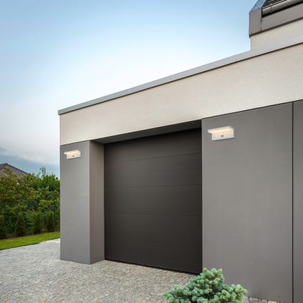 Rabalux - LED Φωτιστικό τοίχου εξωτερικού χώρου με αισθητήρα LED/9W/230V 2700/4000/6500K IP54 λευκό