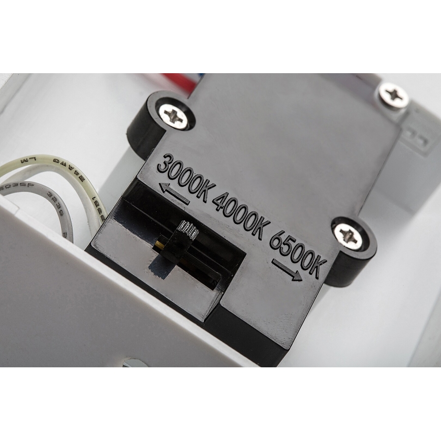 Rabalux - LED Φωτιστικό τοίχου εξωτερικού χώρου με αισθητήρα LED/9W/230V 2700/4000/6500K IP54 λευκό